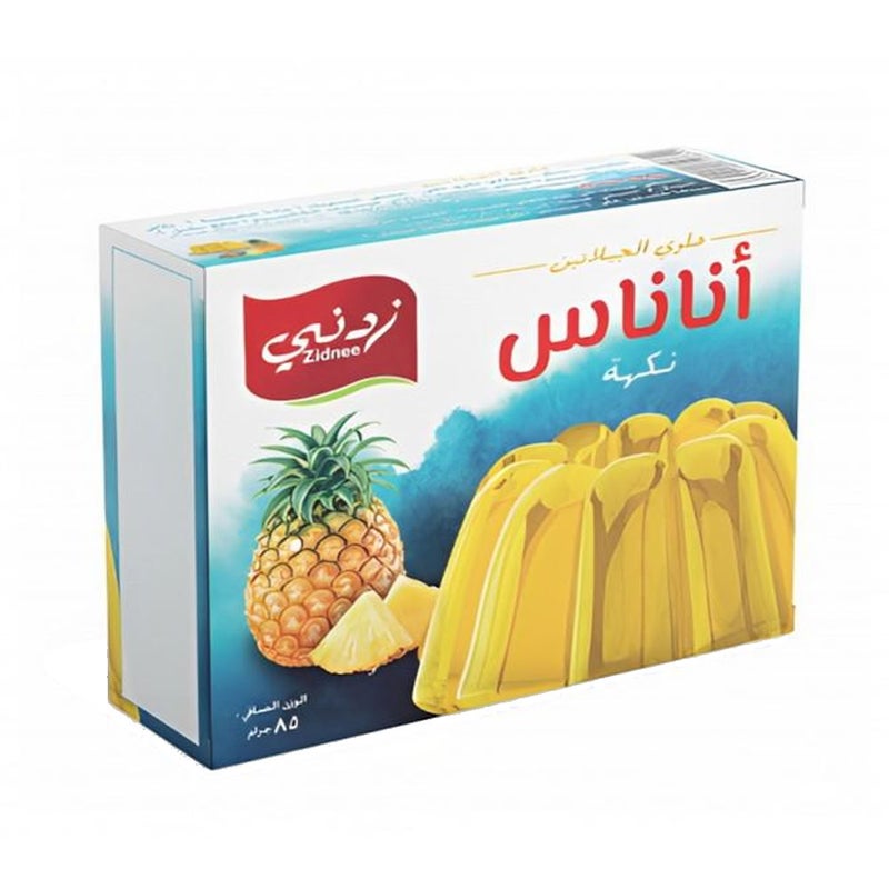 خليط حلوى الجيلاتين بالأناناس، 85 غ